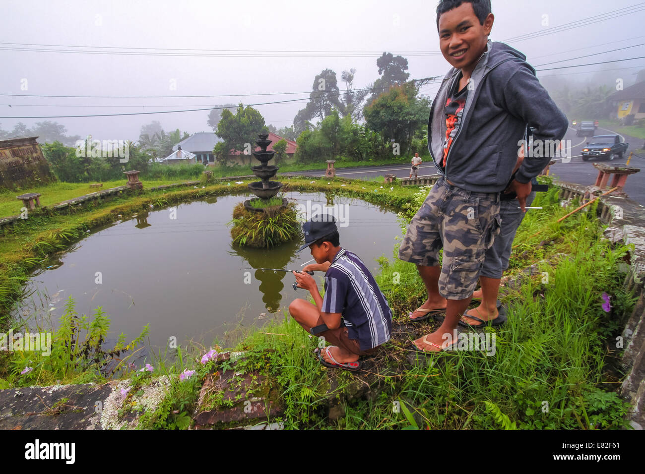 I bambini di Indonesia Foto Stock