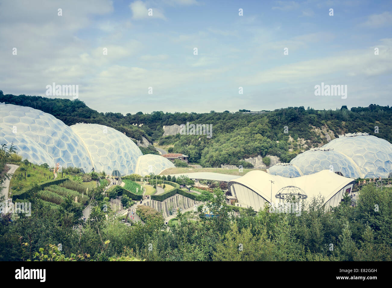 Regno Unito, Inghilterra, Cornwall, St Austell, il Parco a Tema del progetto EDEN, GIARDINO BOTANICO Foto Stock