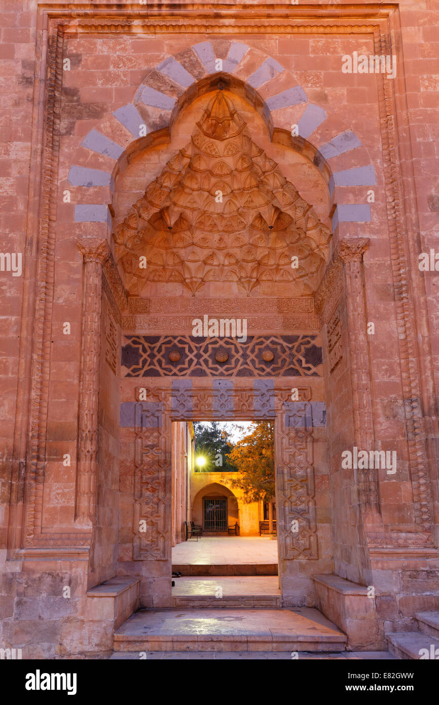 Turchia, Mardin, portale della moschea Abdullatif Foto Stock