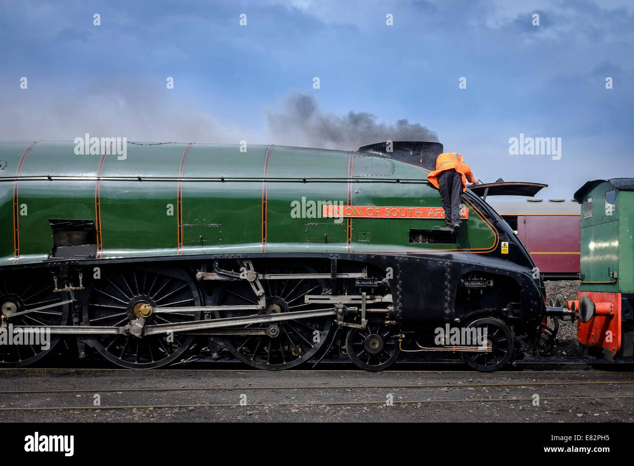 Unione del Sud Africa, il cofano fino per ispezione Foto Stock
