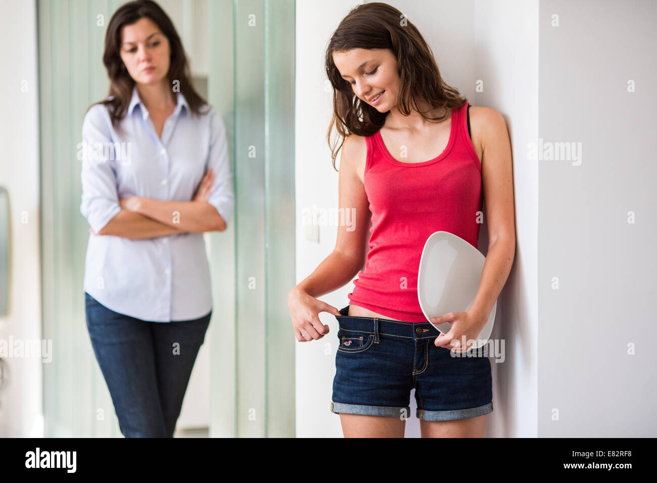 Disturbi del Comportamento Alimentare. Foto Stock