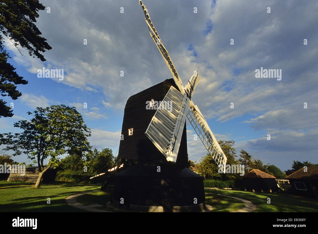 High Salvington Windmill. Worthing. West Sussex, in Inghilterra, Regno Unito Foto Stock