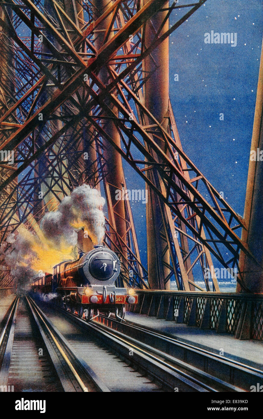La Gran Bretagna è il trionfo di Ingegneria il Forth Bridge Scozia Scotland Foto Stock La Gran Bretagna è il trionfo di Ingegneria il Forth Bridge Scozia Scotland Foto Stock