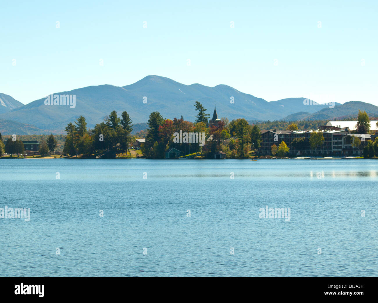 Lake Placid, New York Foto Stock