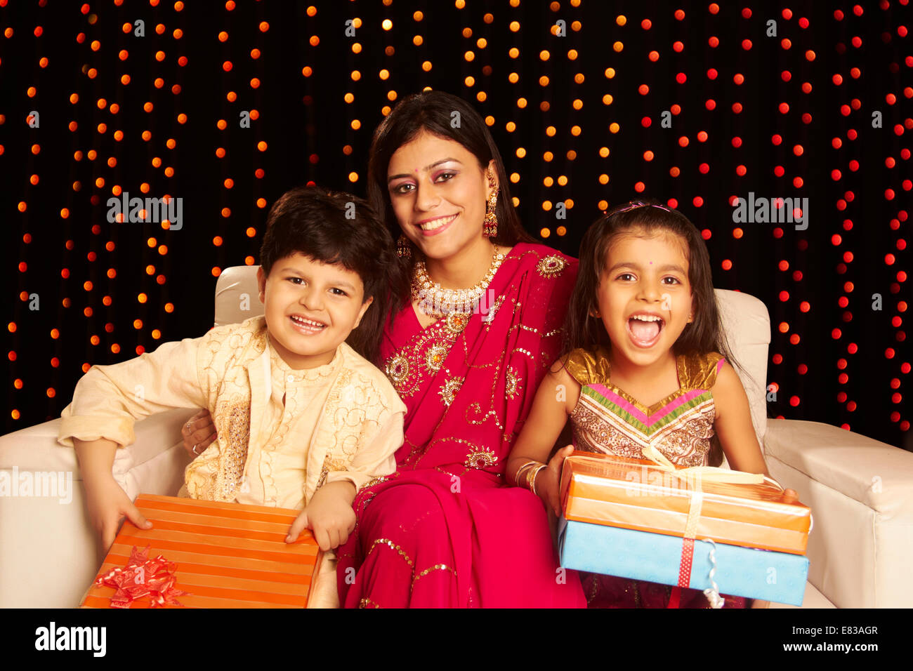 Indian Diwali Festival dono Foto Stock
