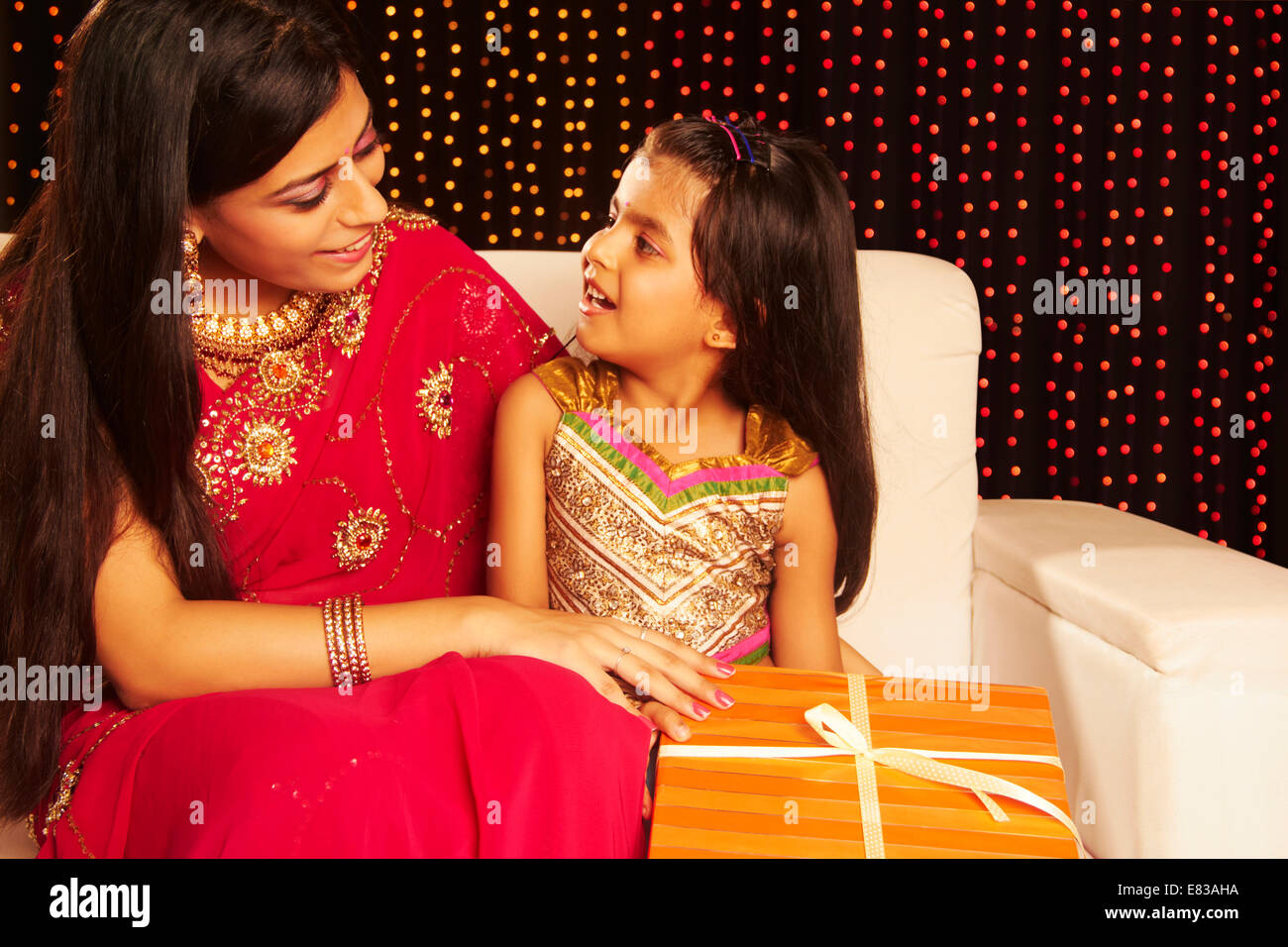 Indian Diwali Festival dono Foto Stock