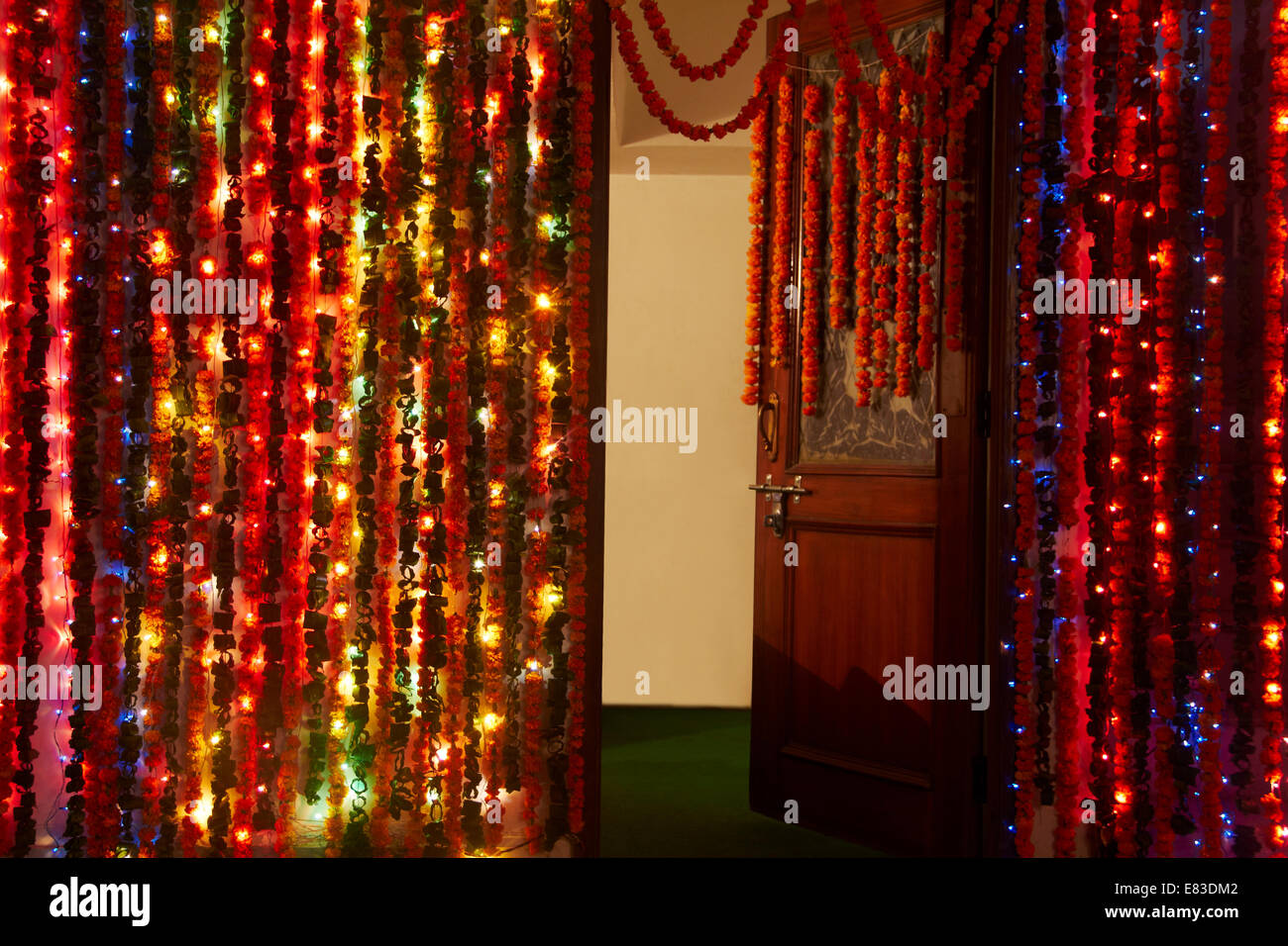 Indian Diwali Festival home decoration Foto Stock