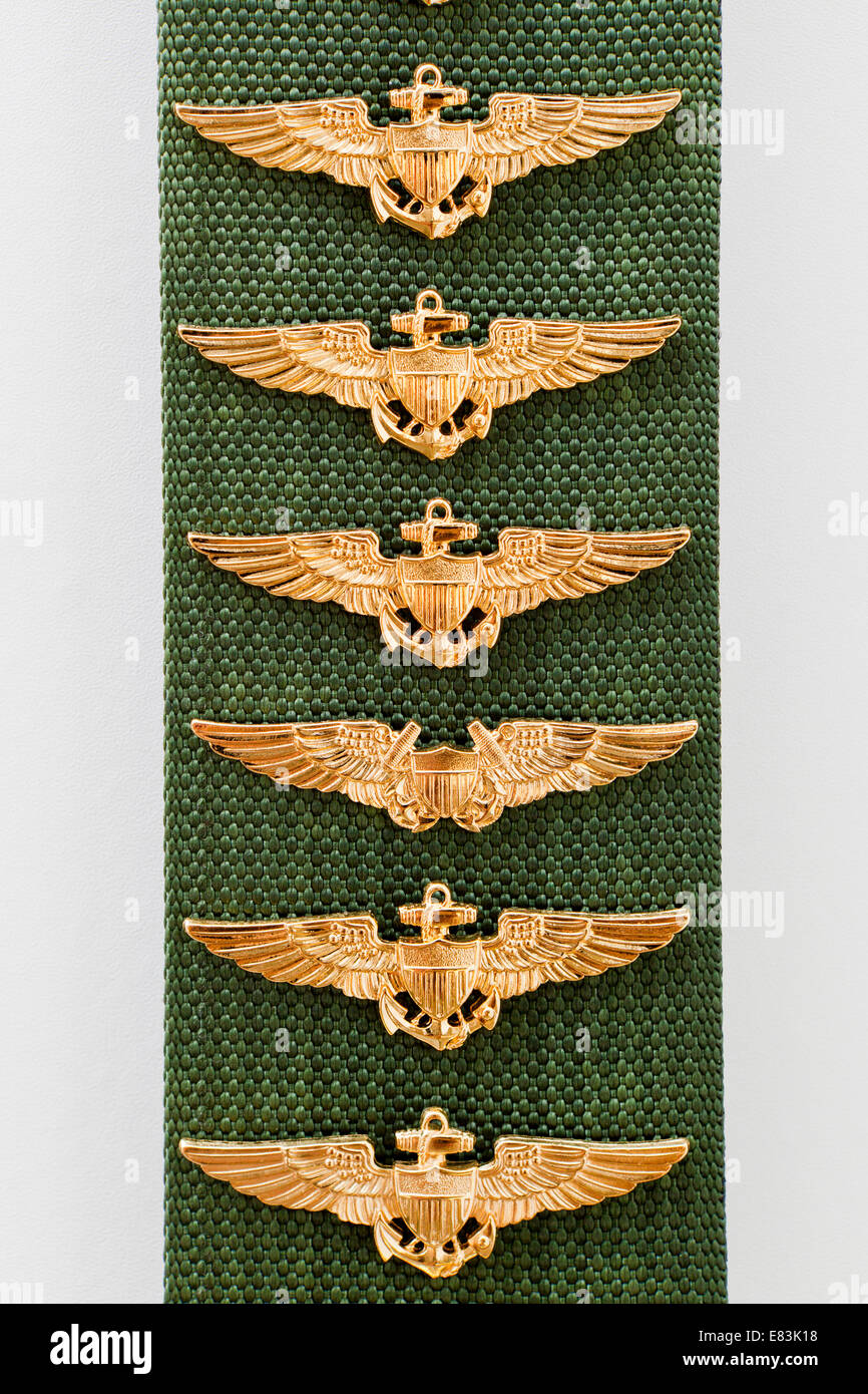 US Navy Aviator badge - USA Foto Stock