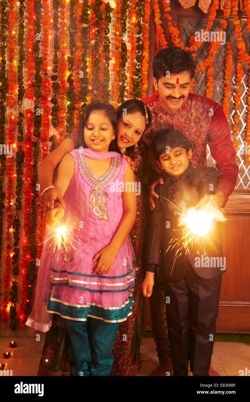 Indian Diwali Festival Foto Stock