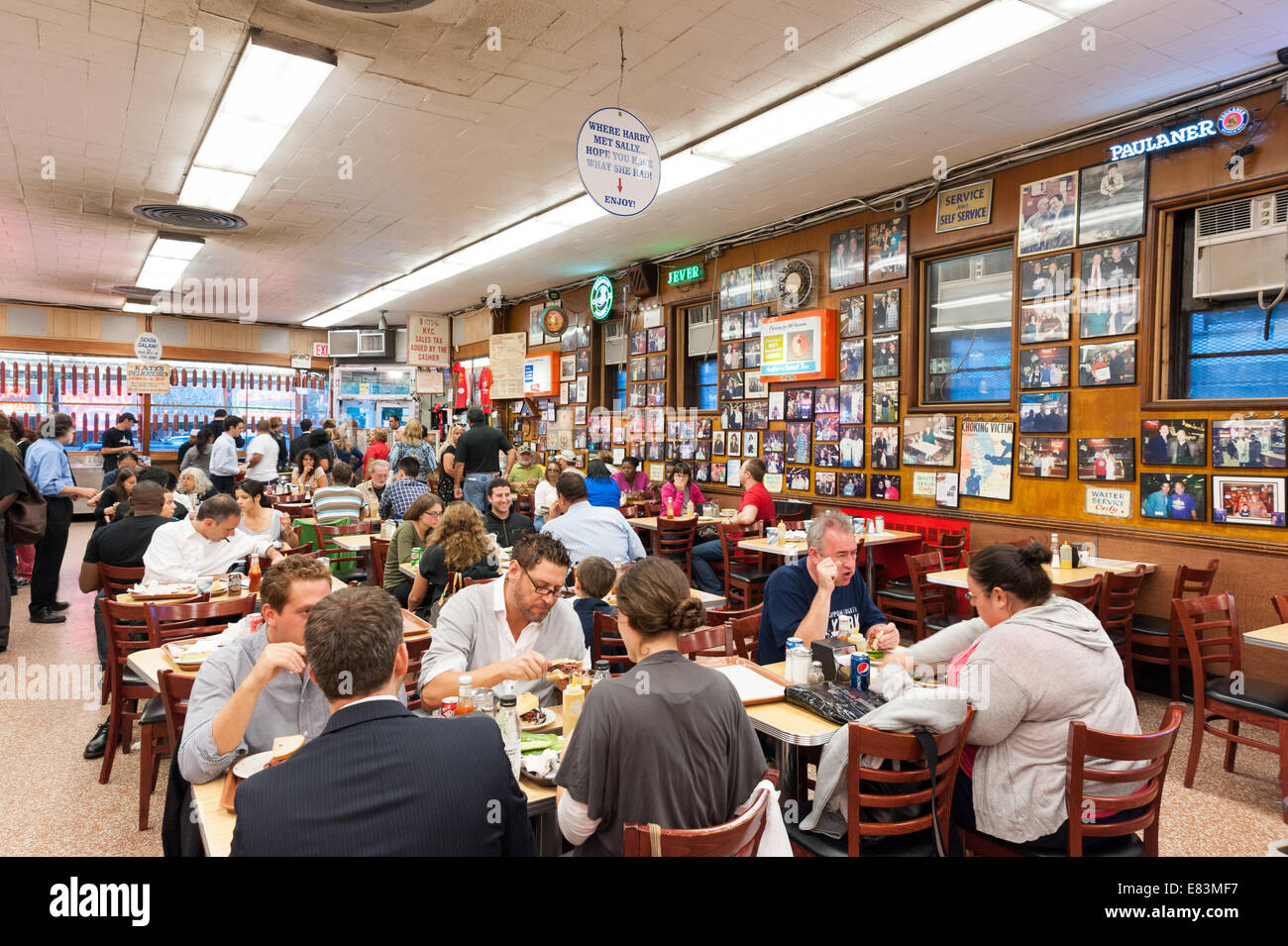 Katz's Deli di New York City, Stati Uniti d'America Foto Stock