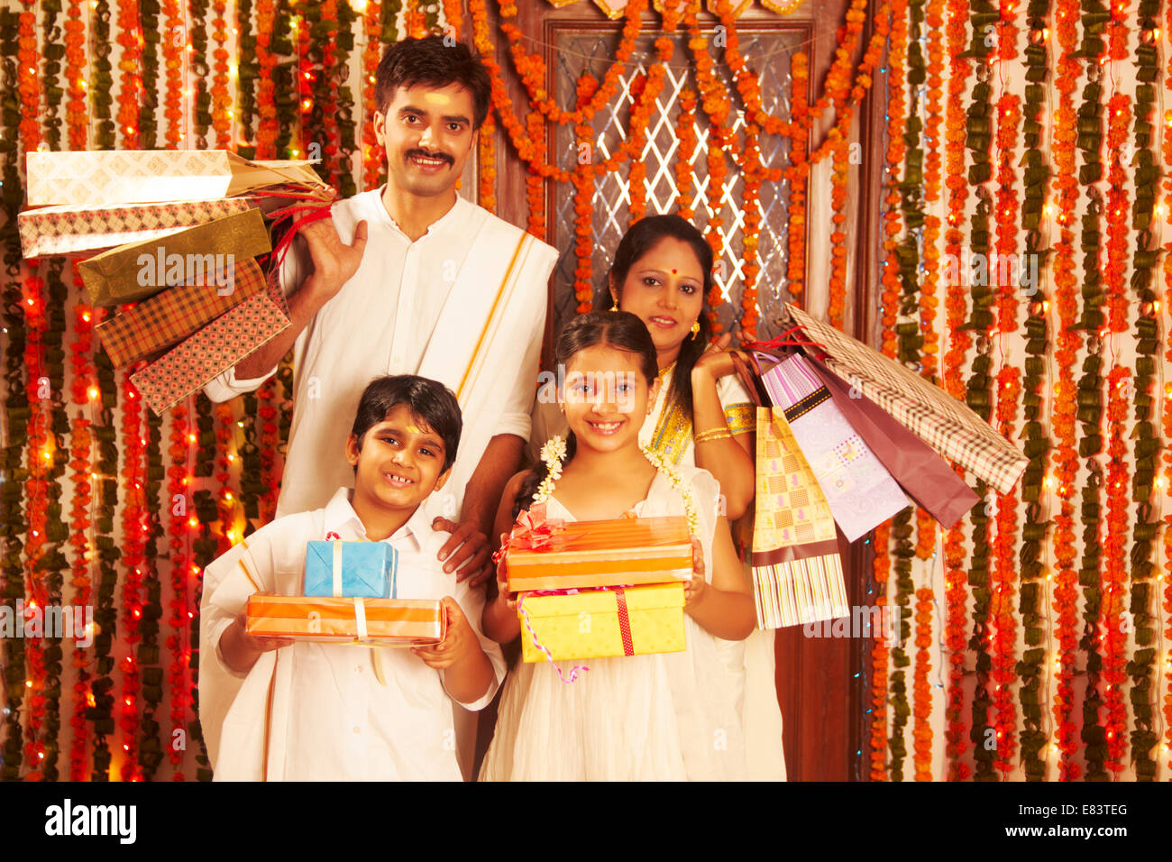 Indian Festival Diwali shopping Foto Stock