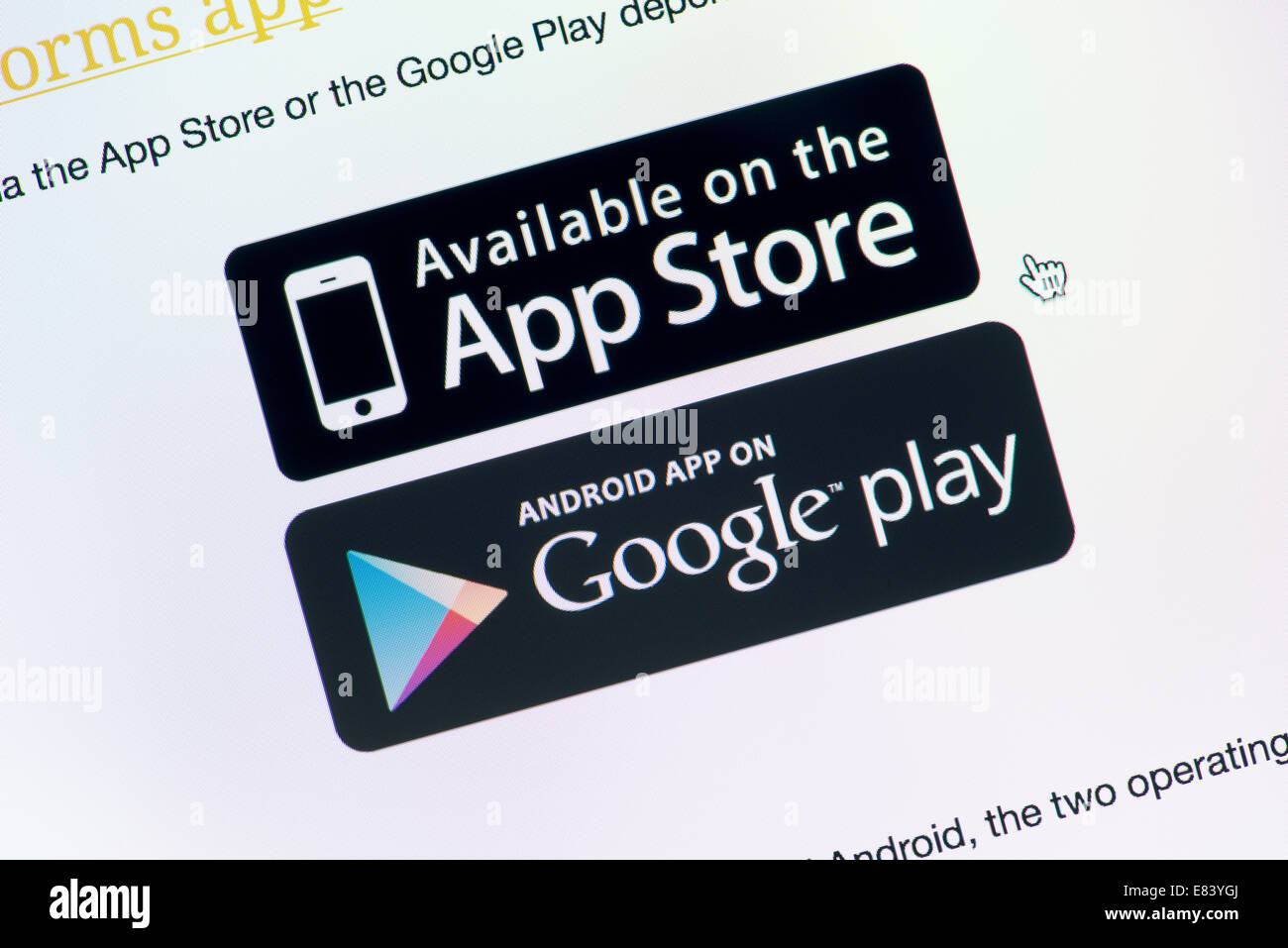 Close Up Shot Della Schermata Monitor Con App Store E Google Play I Pulsanti Di Download Per Scaricare Applicazione Scelta Foto Stock Alamy Close Up Shot Della Schermata Monitor Con App Store E Google Play I Pulsanti Di Download Per Scaricare Applicazione Scelta Foto Stock Alamy