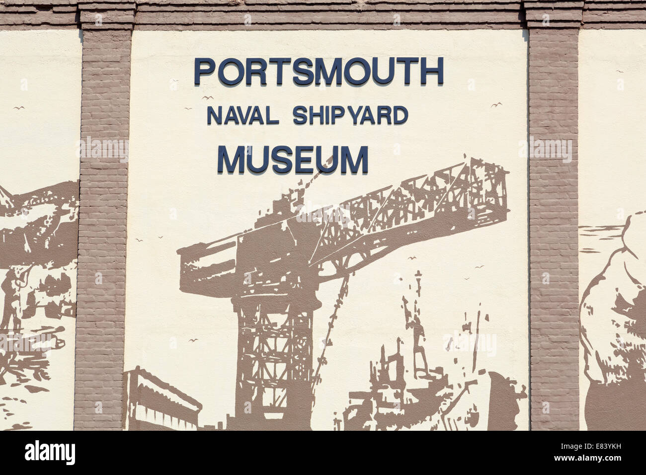 Il Cantiere Navale di Portsmouth Museum, Portsmouth città, regione di Norfolk, Virginia, Stati Uniti d'America Foto Stock