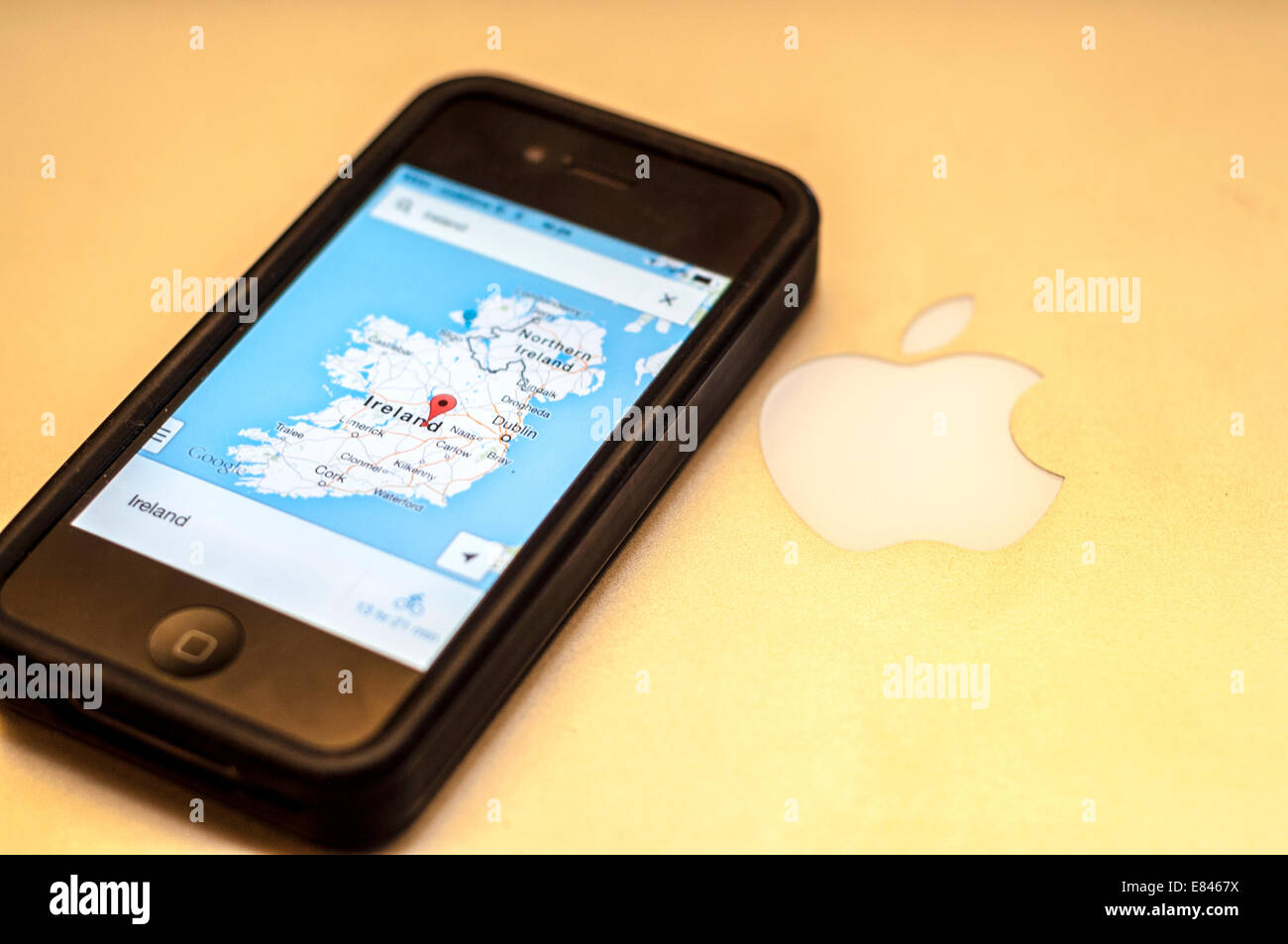 Dublino, Irlanda. Il 30 settembre, 2014. La Commissione europea ha detto che due regimi fiscali concordato tra Irlanda e usa il gigante del computer Apple importo degli aiuti di Stato illegali. Bruxelles ha rilasciato una lettera in cui il UE del commissario per la concorrenza ha inviato al governo nel giugno dando formalmente le sue ragioni per l'apertura di un'inchiesta in Dublino è accordi con Apple. Credito: Richard Wayman/Alamy Live News Foto Stock