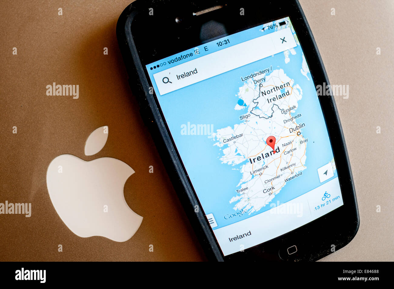 Dublino, Irlanda. Il 30 settembre, 2014. La Commissione europea ha detto che due regimi fiscali concordato tra Irlanda e usa il gigante del computer Apple importo degli aiuti di Stato illegali. Bruxelles ha rilasciato una lettera in cui il UE del commissario per la concorrenza ha inviato al governo nel giugno dando formalmente le sue ragioni per l'apertura di un'inchiesta in Dublino è accordi con Apple. Credito: Richard Wayman/Alamy Live News Foto Stock