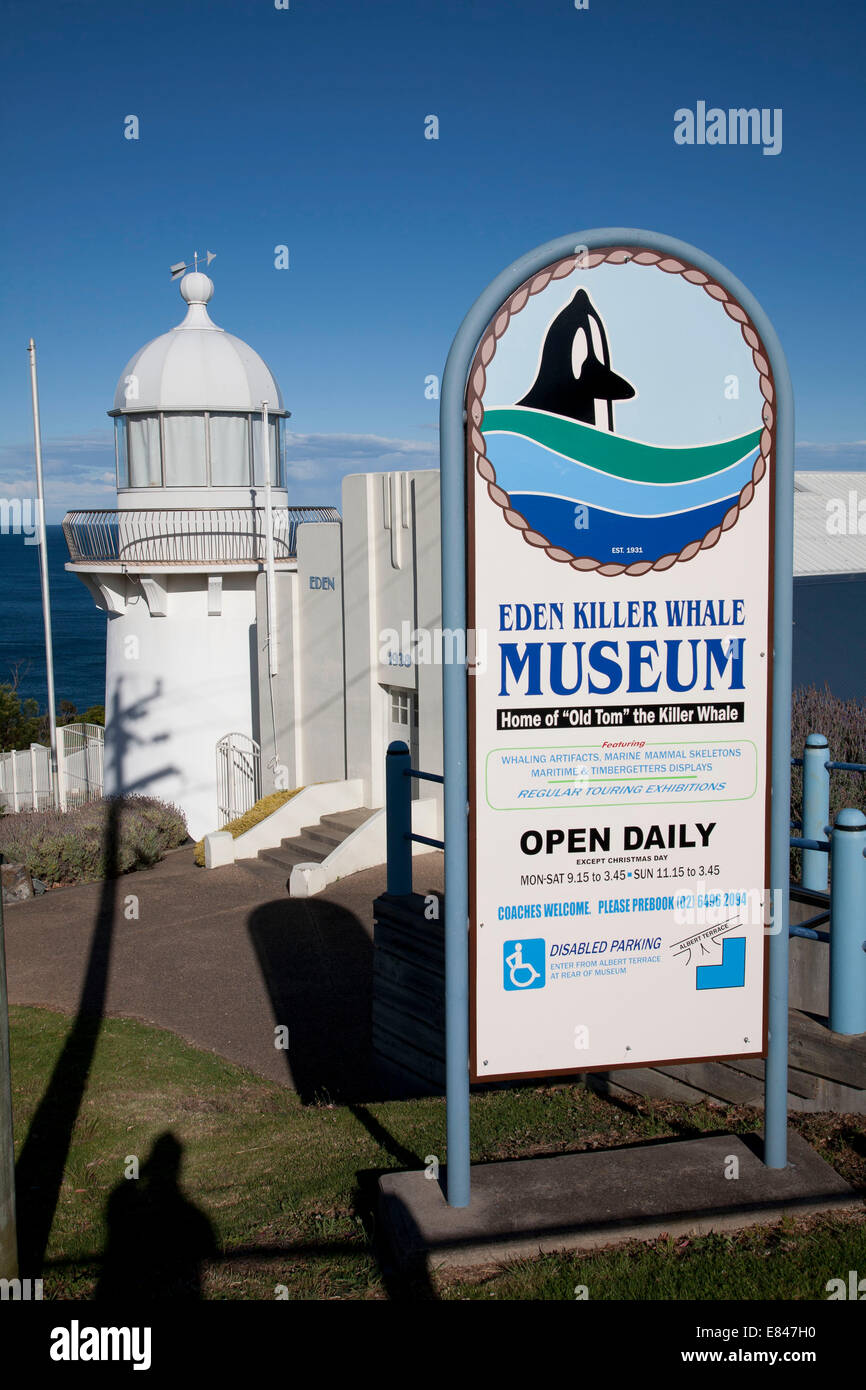 Il Killer Whale Museum Eden South Coast NSW Australia Foto Stock