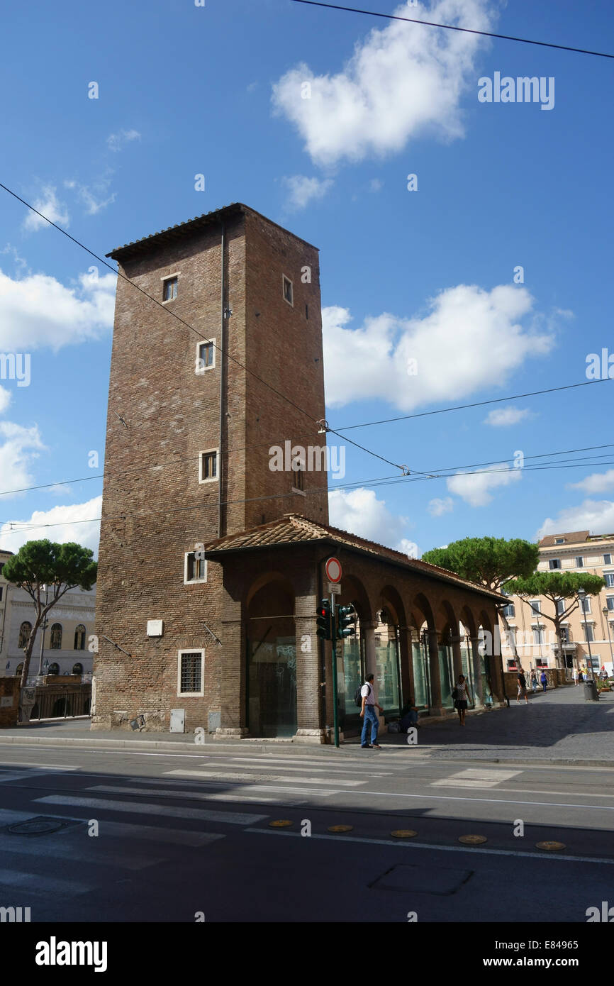 Torre del Papito Largo di Torre Argentina Roma Italia Foto Stock