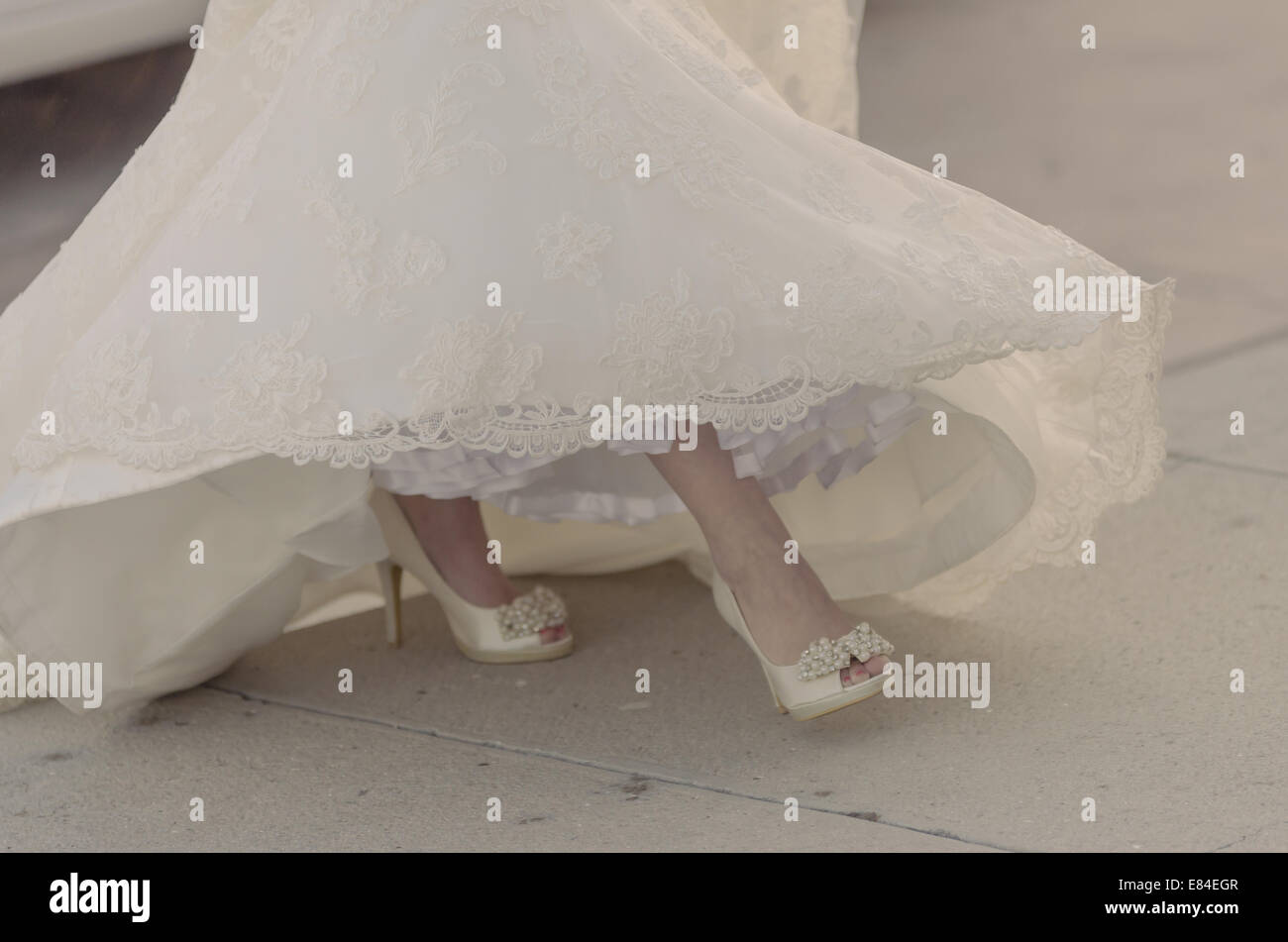 momenti di matrimonio Foto Stock