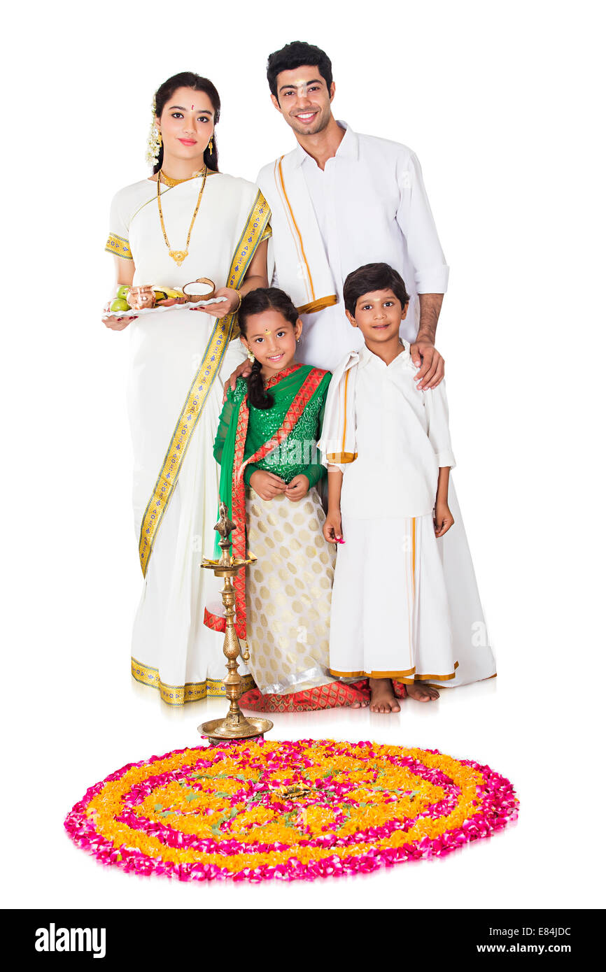 Sud indiane Diwali Festival Pooja Foto Stock