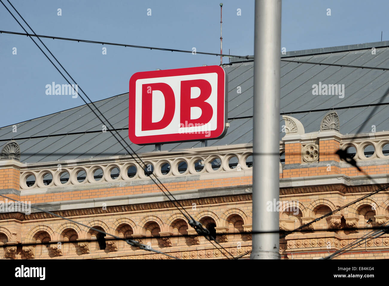 Hannover, Germania, logo della Deutsche Bahn Foto Stock