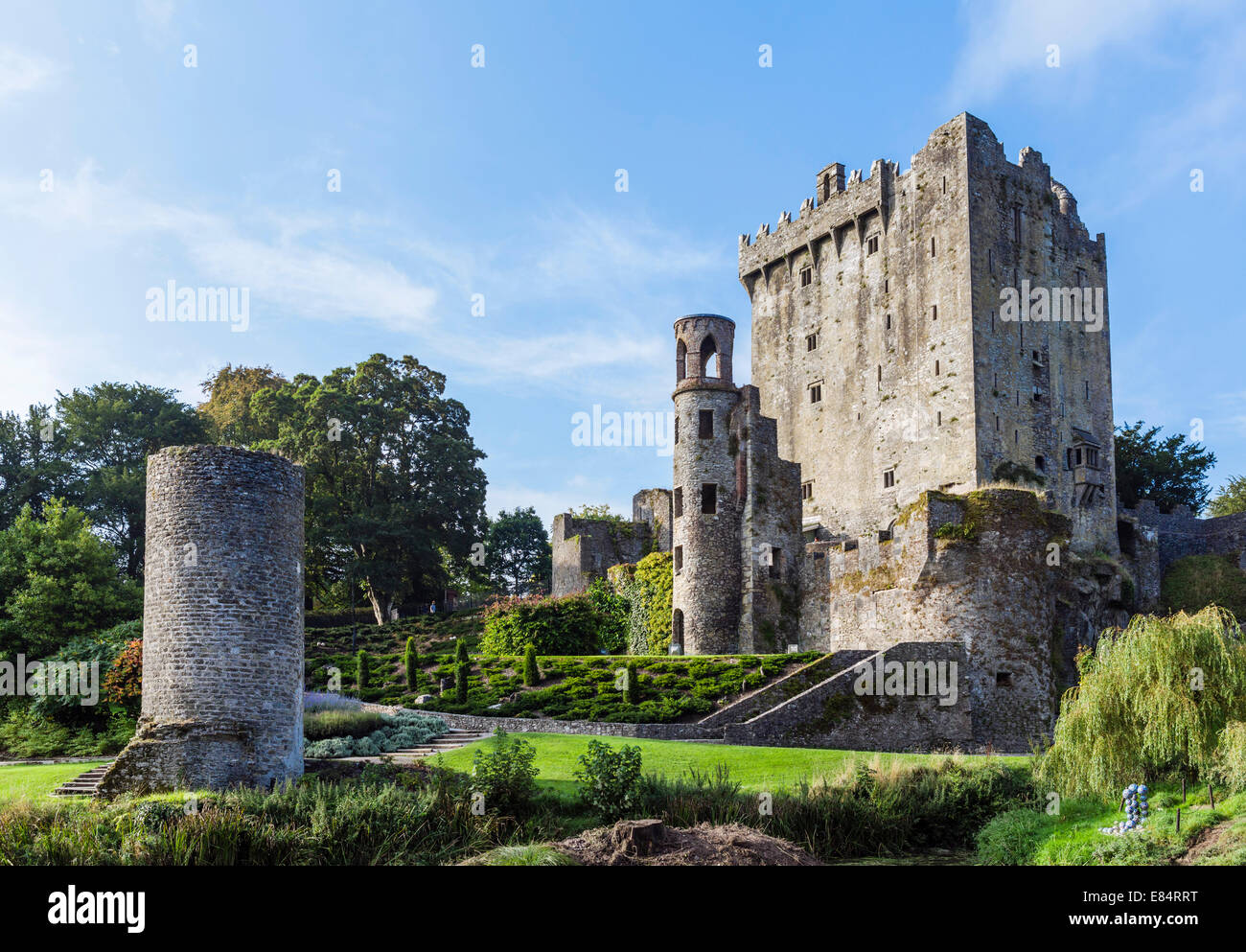 Blarney Castle, vicino a Cork, nella contea di Cork, Repubblica di Irlanda Foto Stock