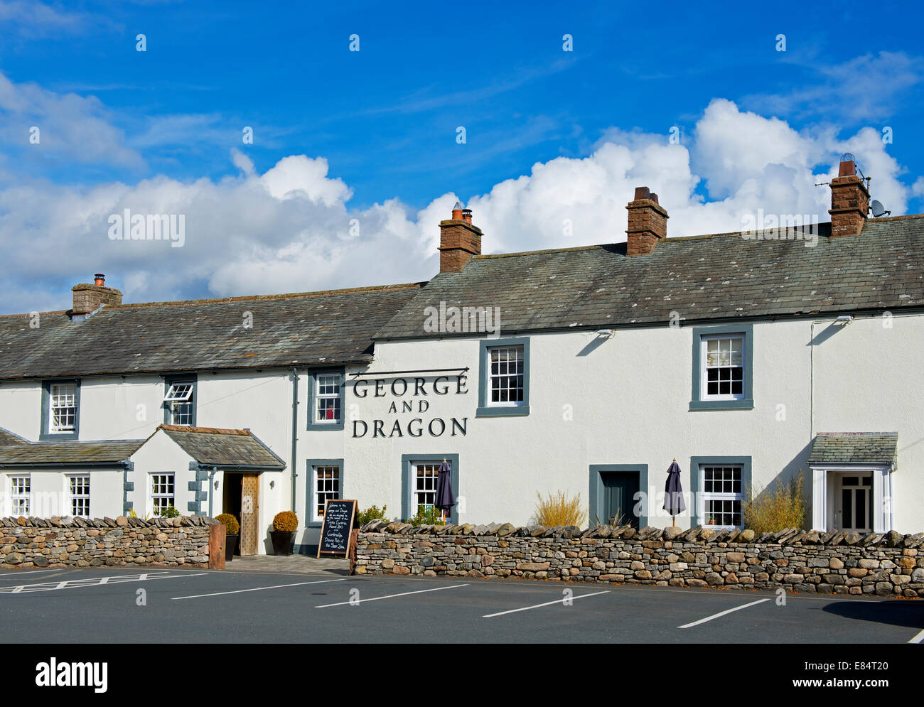 Il George and Dragon pub di Clifton, Cumbria, England Regno Unito Foto Stock