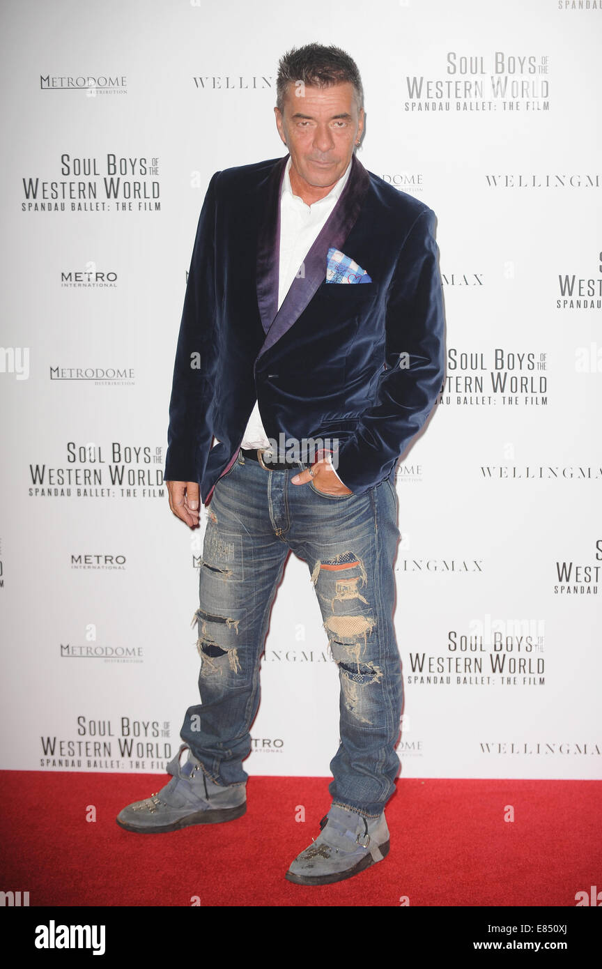 Londra, Regno Unito. Il 30 settembre, 2014. John Keeble assiste la Premiere mondiale di 'Soul ragazzi di tutto il Mondo Occidentale' alla Royal Albert Hall Credito: Ferdaus Shamim/ZUMA filo/Alamy Live News Foto Stock