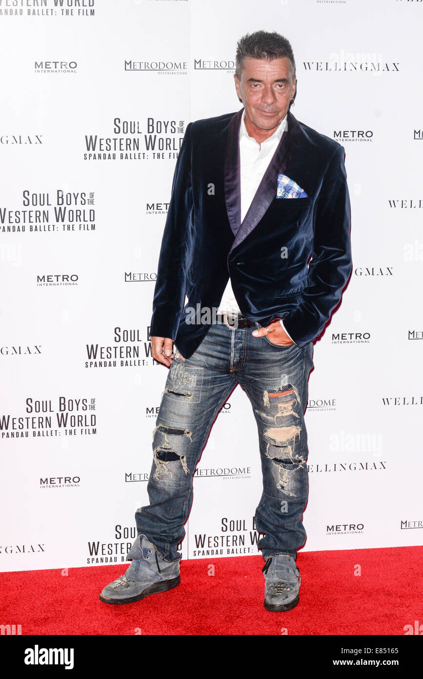 Londra, Regno Unito. Il 30 settembre, 2014. John Keeble frequentare la Premiere mondiale di 'Soul ragazzi di tutto il Mondo Occidentale' alla Royal Albert Hall il 30 settembre 2014 a Londra, Inghilterra. Credito: Vedere Li/Alamy Live News Foto Stock