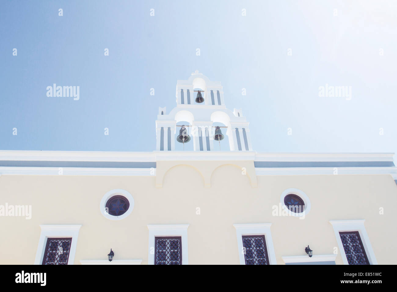 Iconico chiesa con cupola blu Foto Stock