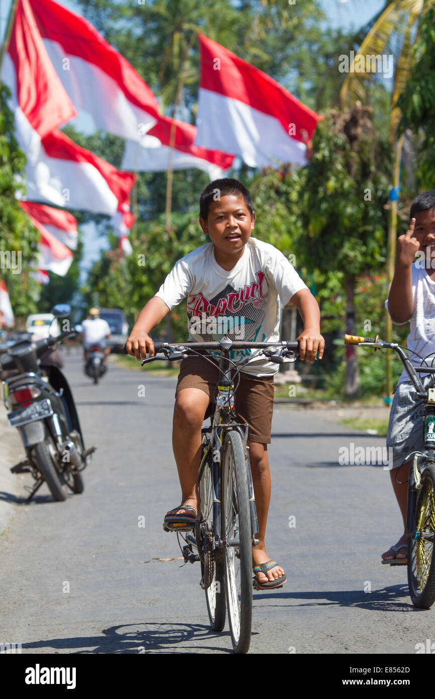 I bambini di Indonesia Foto Stock