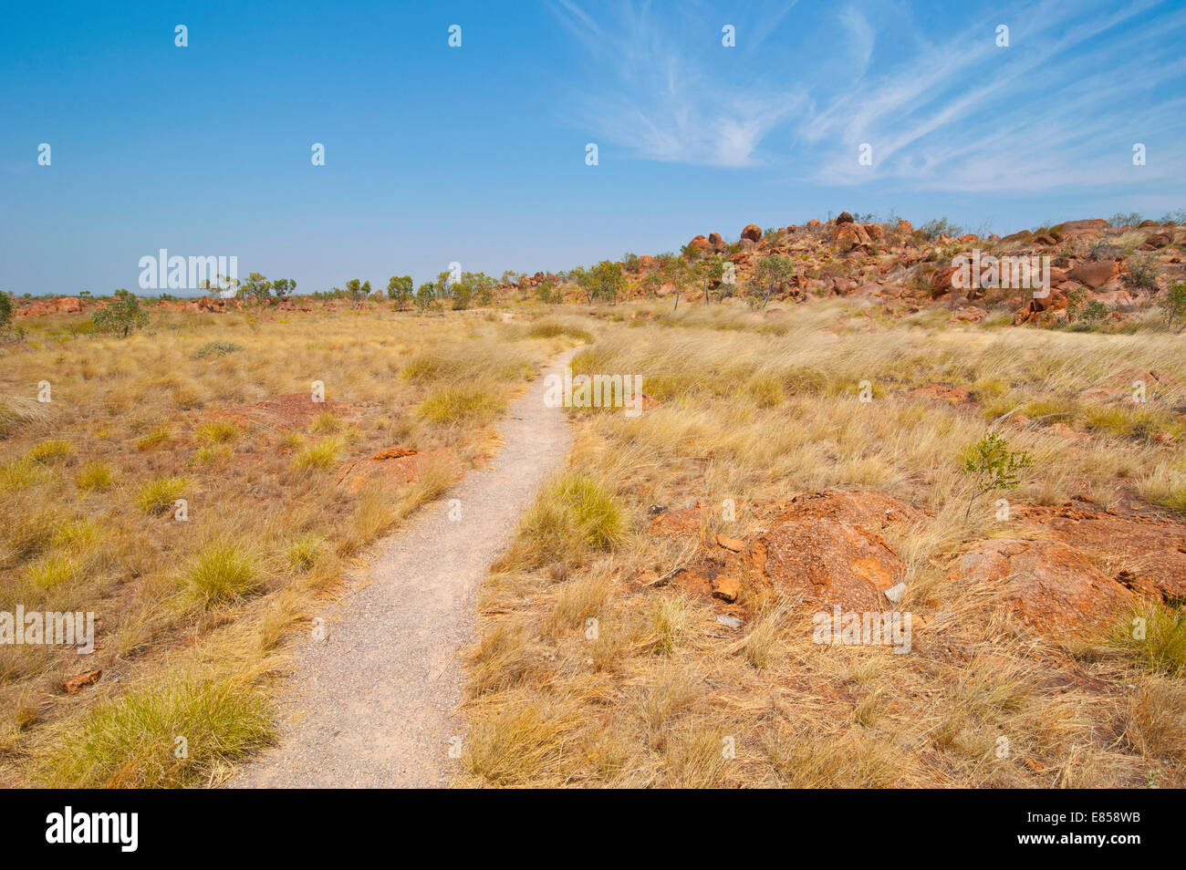 Kunjarra o ciottoli di massi di granito, Territorio del Nord, l'Australia Foto Stock