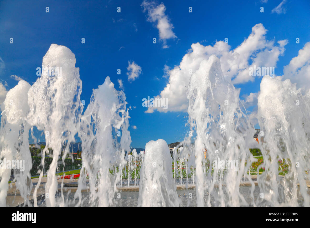 Fontana di Zagabria Foto Stock