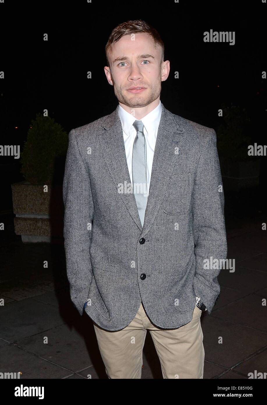 Celebrità a gli studi RTE per il Late Late Show con: Carl Frampton dove: Dublino, Irlanda quando: 29 Mar 2014 Foto Stock