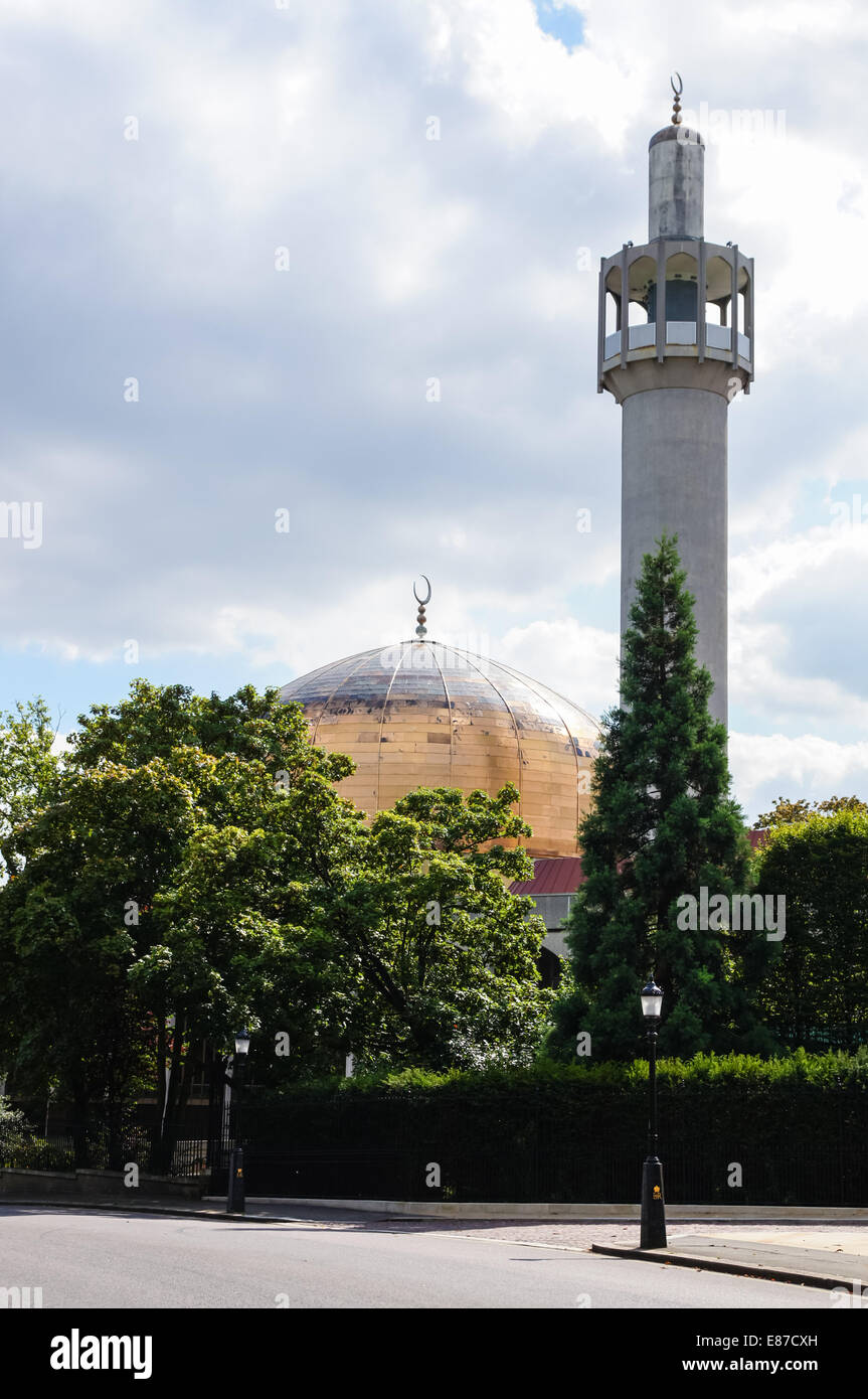 Il centro culturale islamico e il London Moschea centrale di Londra England Regno Unito Regno Unito Foto Stock