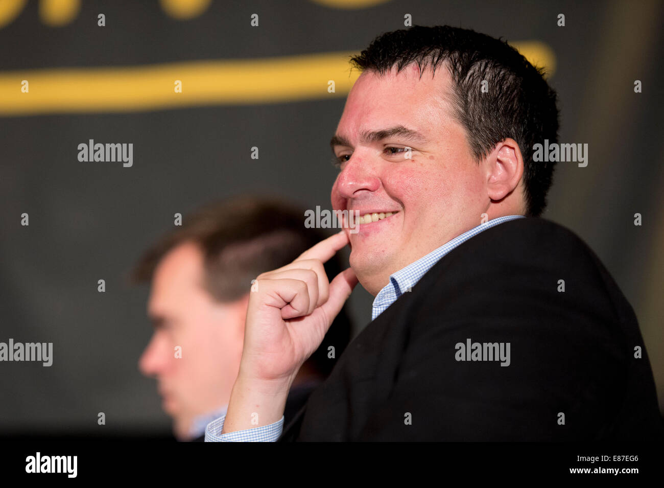 David Weigel, politico reporter di ardesia, parla del possibile 2016 candidati presidenziali durante il Texas Tribune Fest Foto Stock