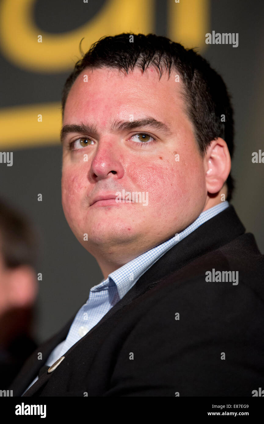 David Weigel, politico reporter di ardesia, parla del possibile 2016 candidati presidenziali durante il Texas Tribune Fest Foto Stock