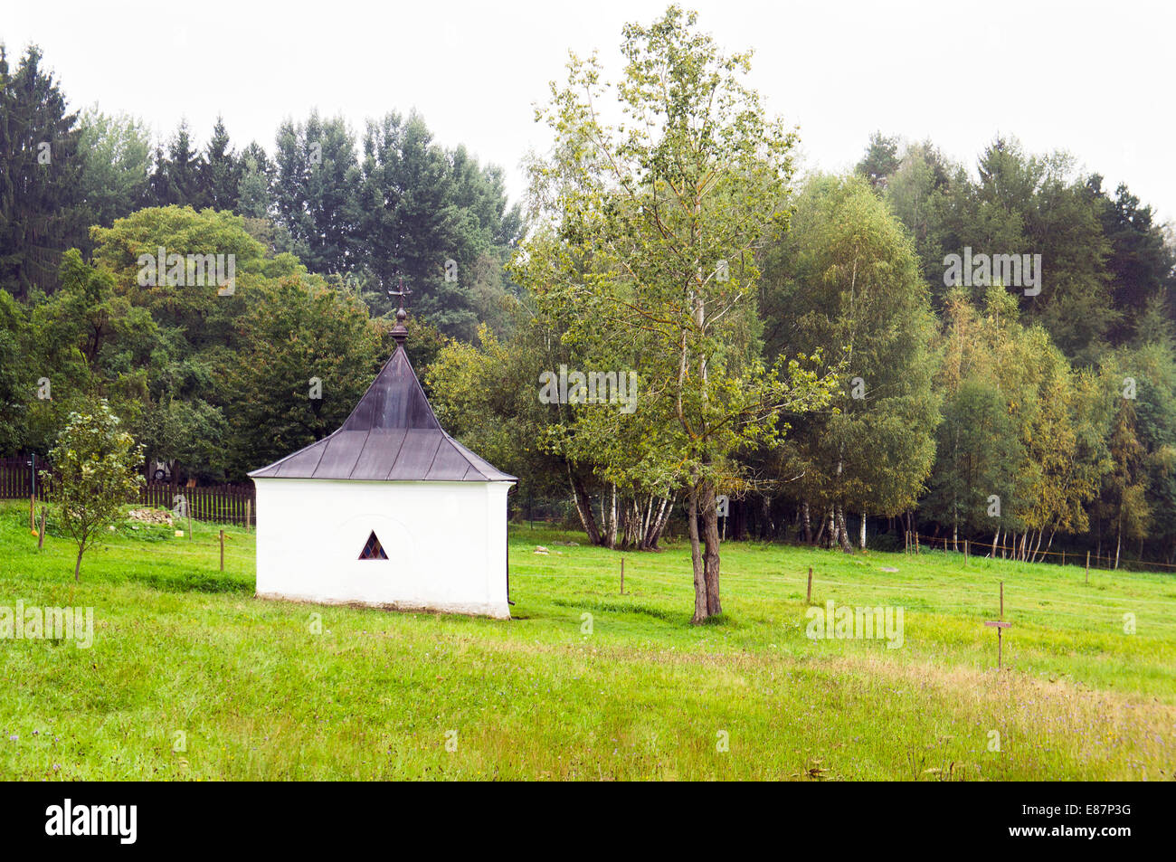 Il pellegrinaggio alla chiesa barocca della Santissima Trinità vicino Trhove Sviny, Repubblica ceca, 11 settembre 2014. (CTK foto/Libor Sojka) Foto Stock