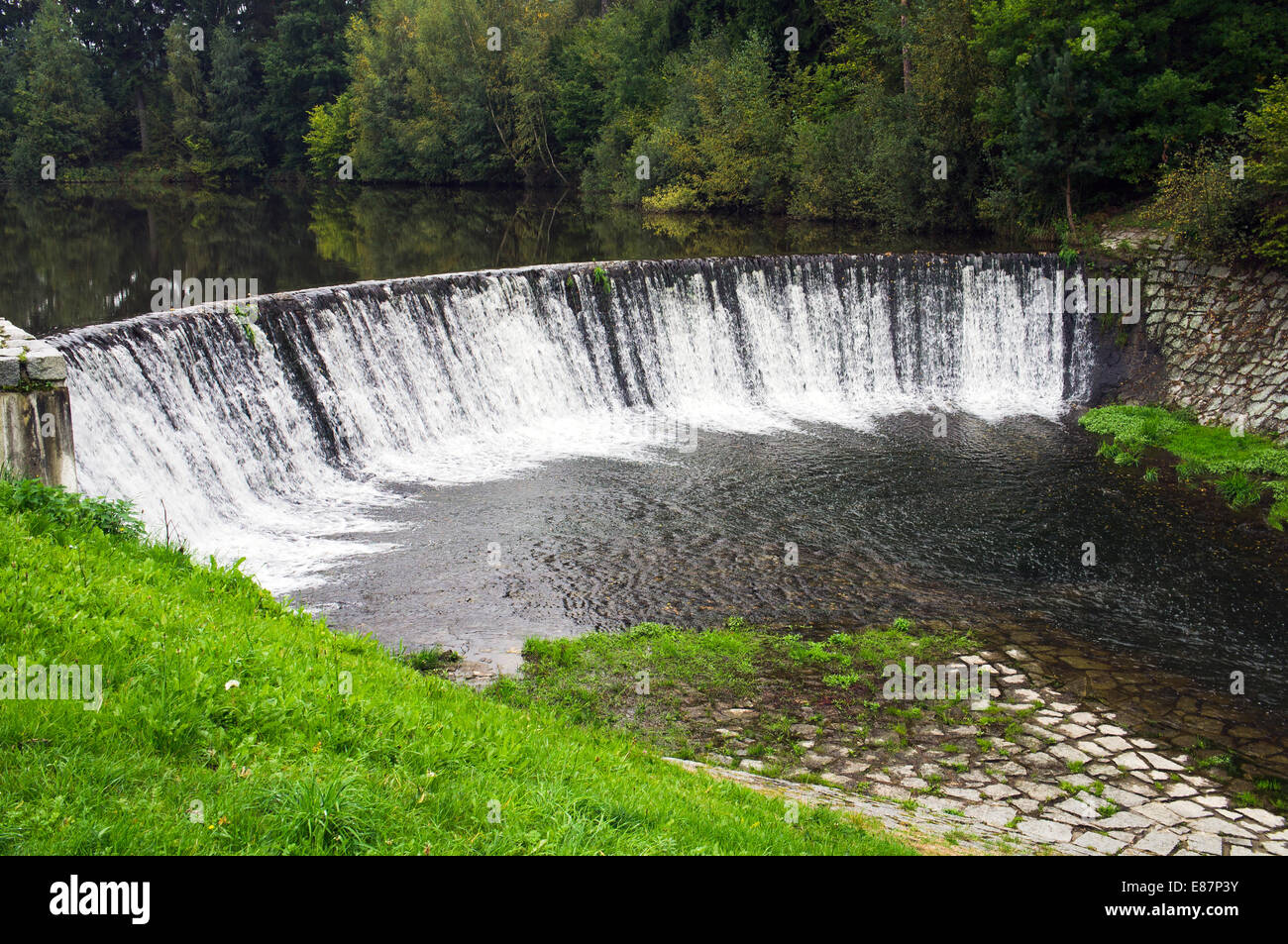 Zumberk, Novohradske montagne nella regione della Boemia del Sud, Repubblica Ceca, vicino al confine Czech-Austrian su Settembre 11, 2014. (CTK foto/Libor Sojka) Foto Stock