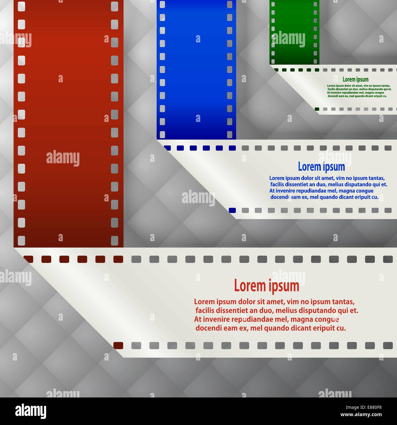 Moderne opzioni infographics banner Illustrazione Vettoriale