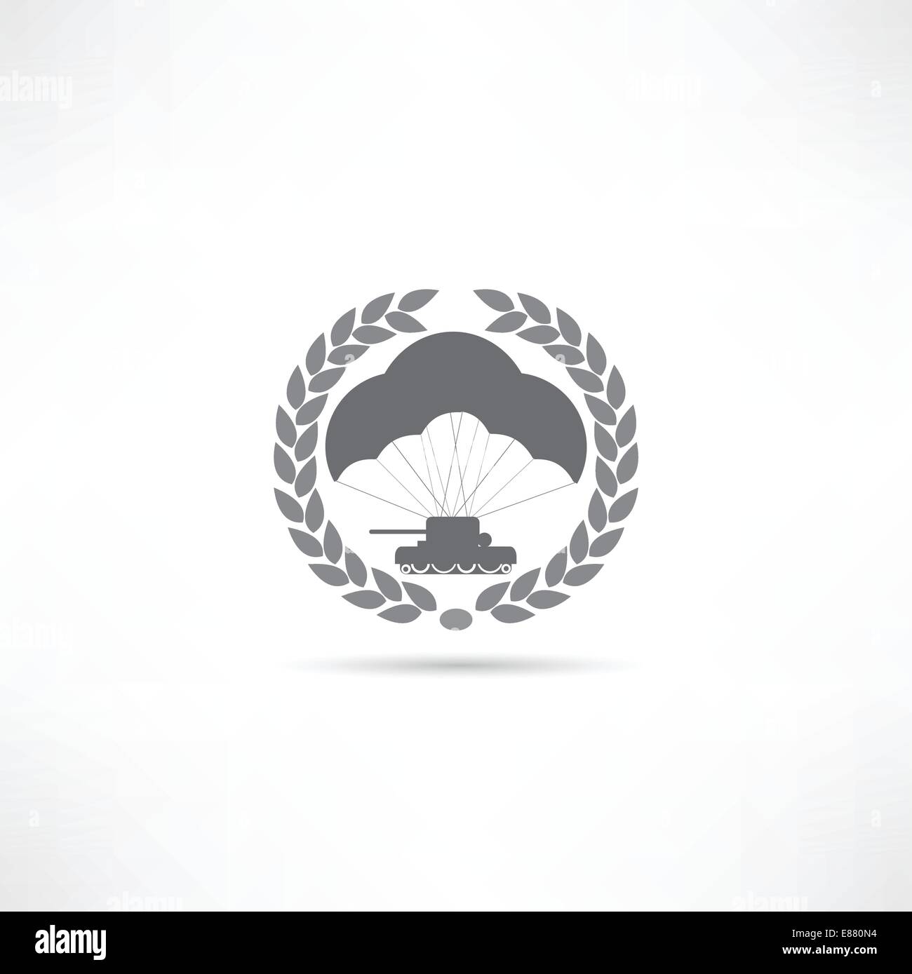 icona di paracadute Illustrazione Vettoriale