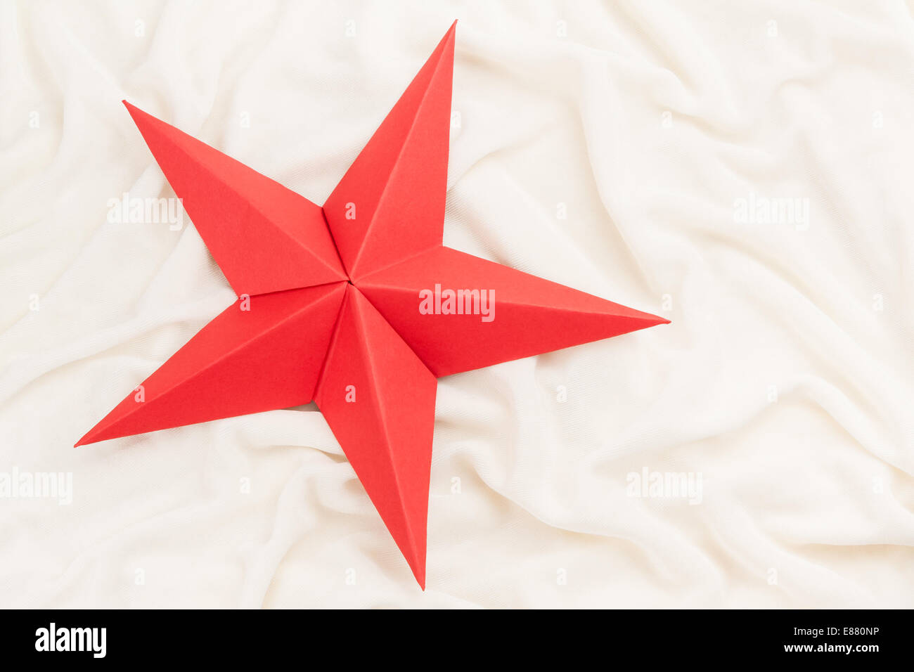 Origami Stella Di Natale 3d.Origami Christmas Star Immagini E Fotos Stock Alamy