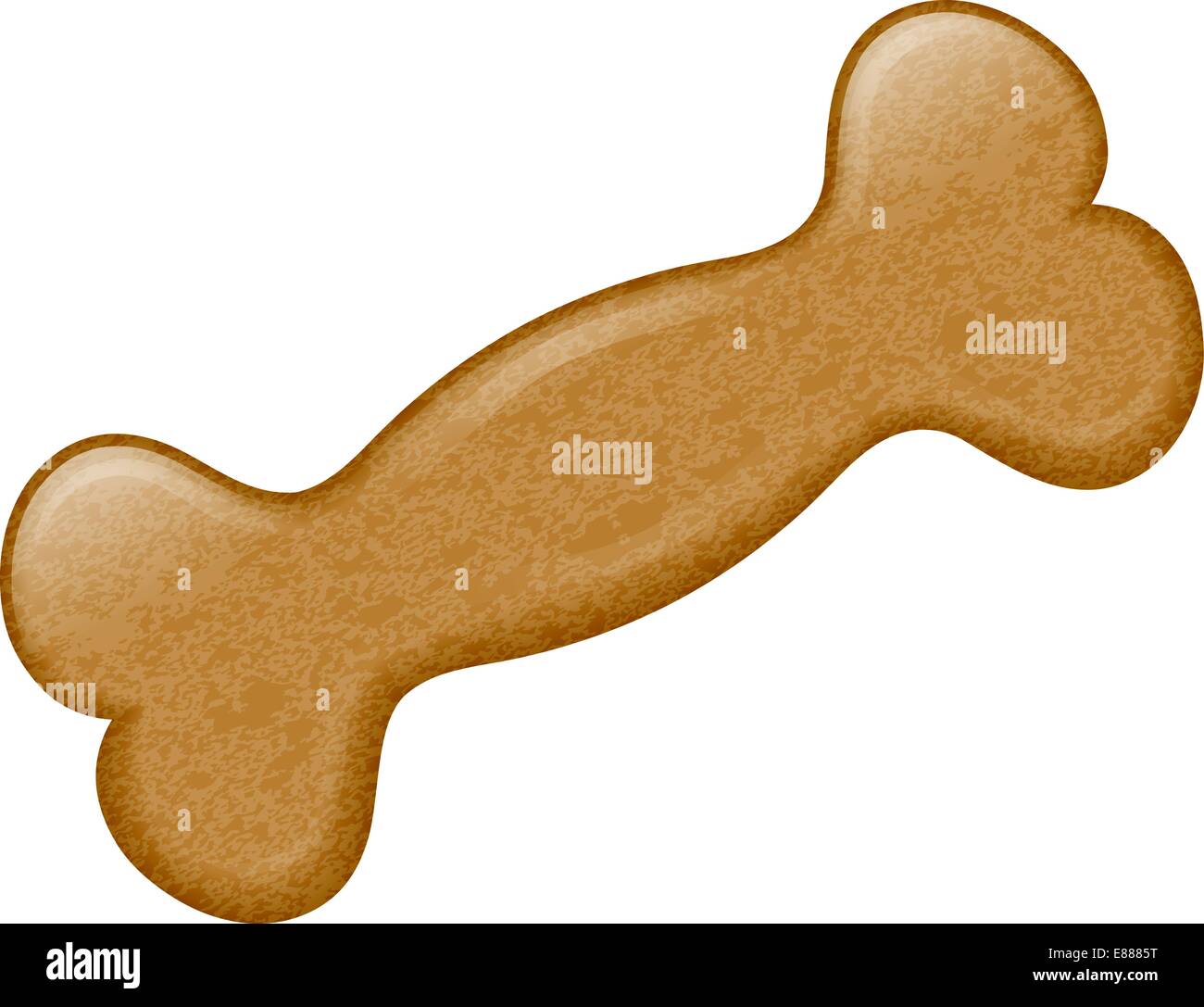 Dog biscotti a forma di ossa Illustrazione Vettoriale