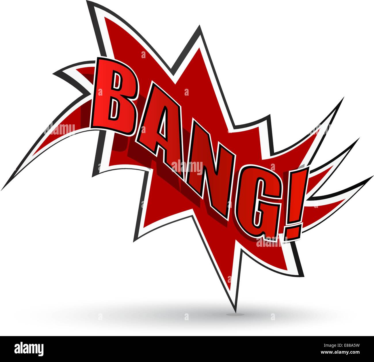 Comic book bang Illustrazione Vettoriale