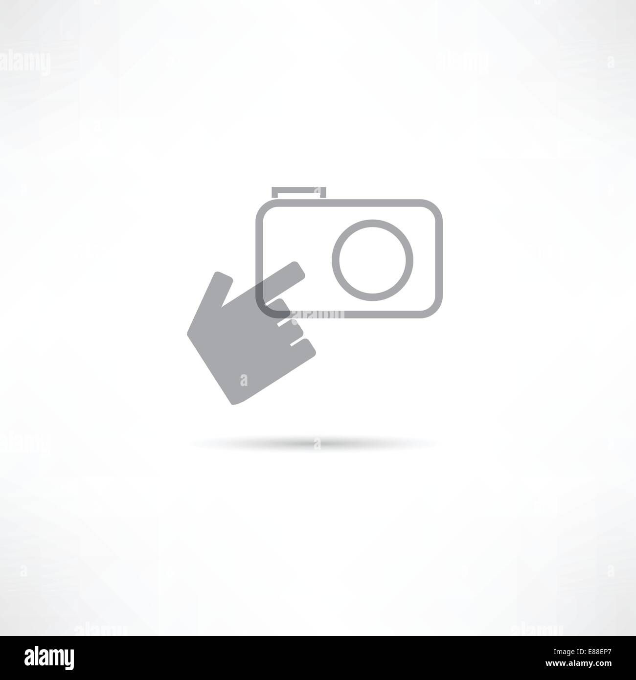 Rendendo l'icona foto Illustrazione Vettoriale