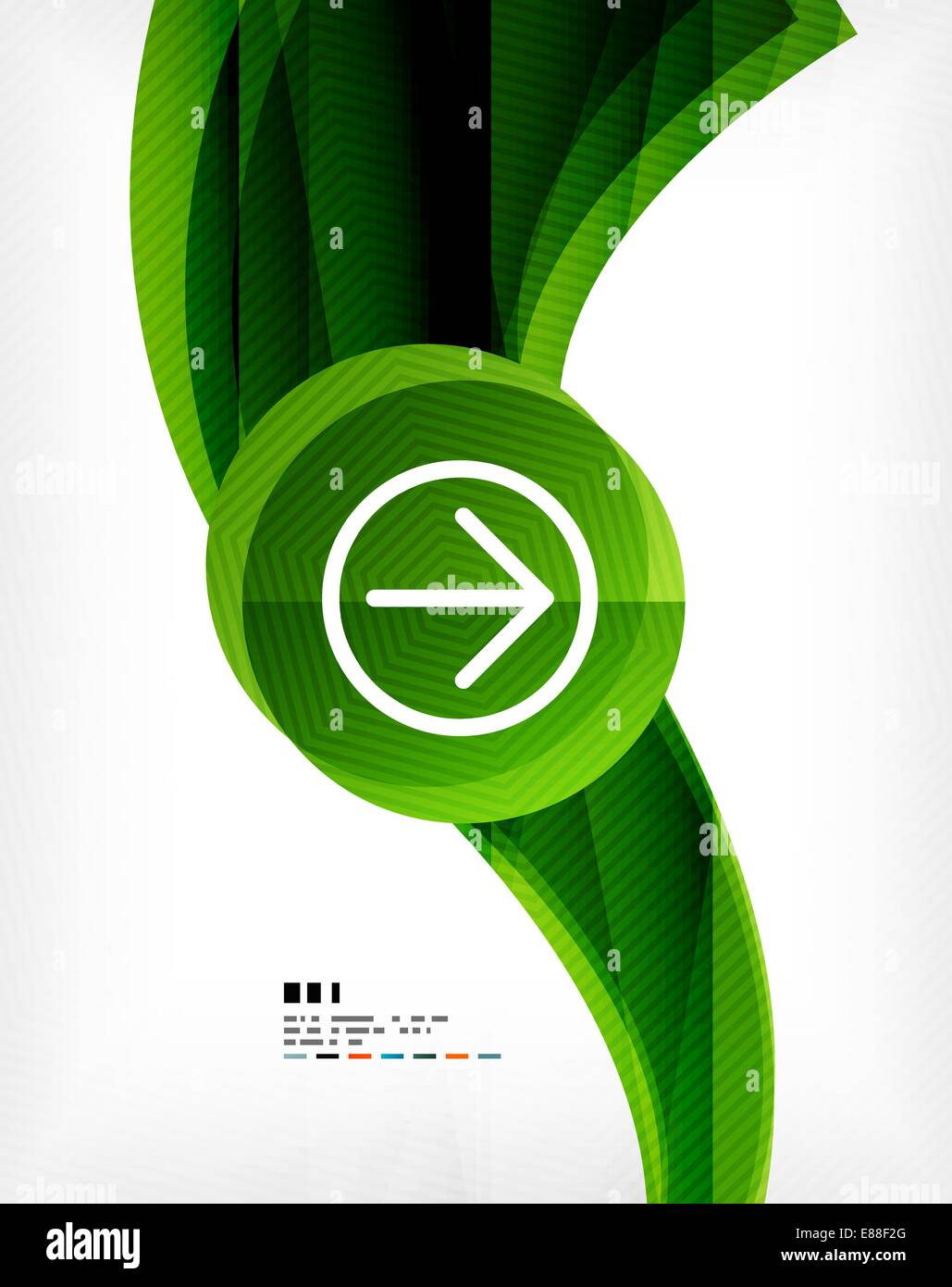 Abstract poster wave Illustrazione Vettoriale