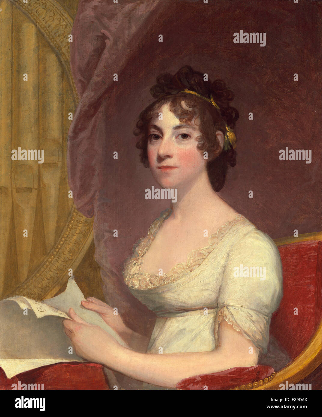 Gilbert Stuart (American, 1755 - 1828 ), Anna Maria Brodeau Thornton (Sig.ra William Thornton), 1804, olio su tela Foto Stock