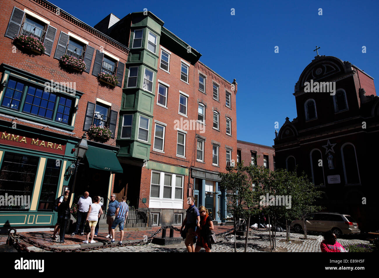 Piazza del nord, Boston, Massachusetts, STATI UNITI D'AMERICA Foto Stock