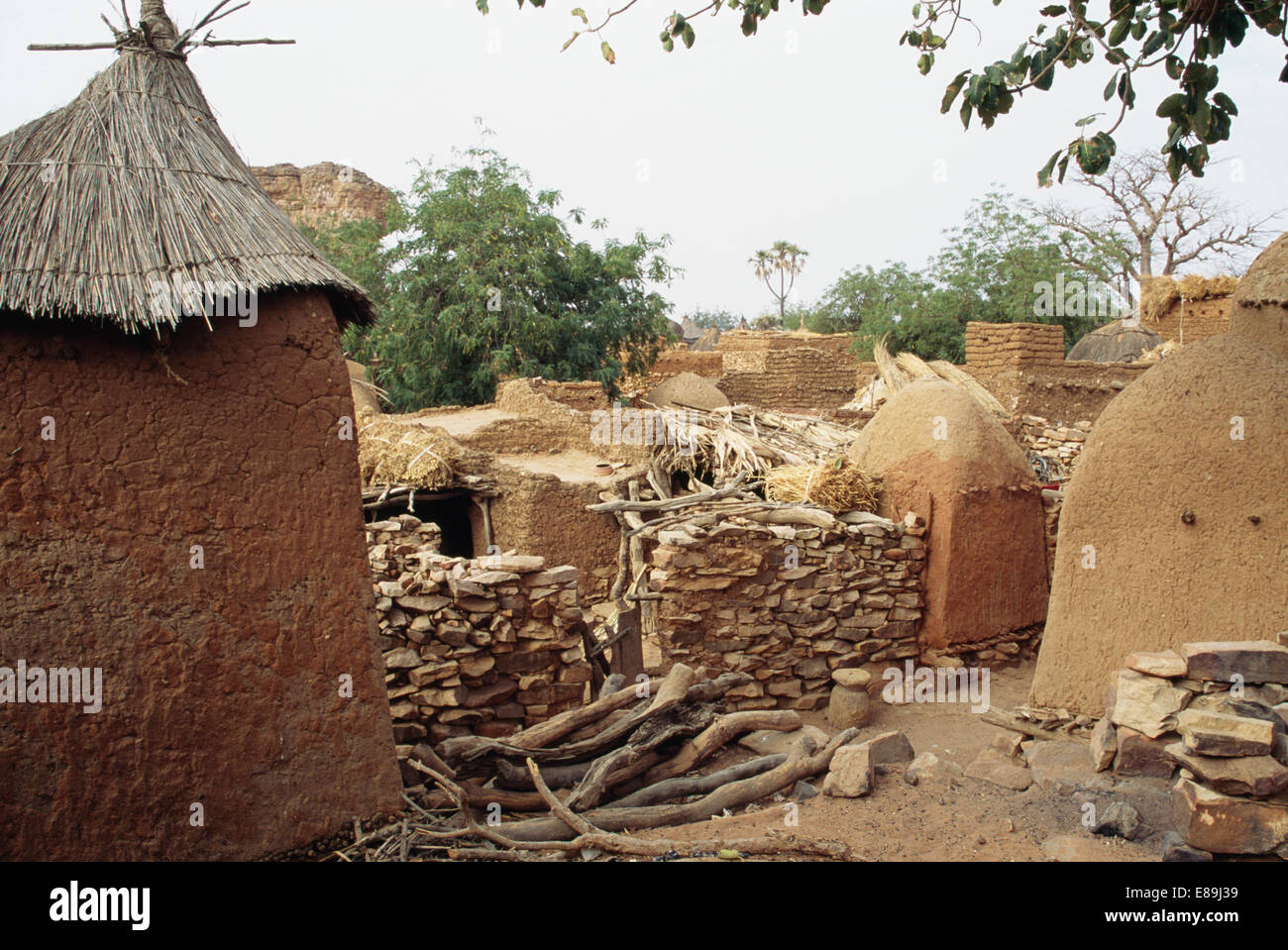 Songo villaggio nel Paese Dogon del Mali Foto Stock