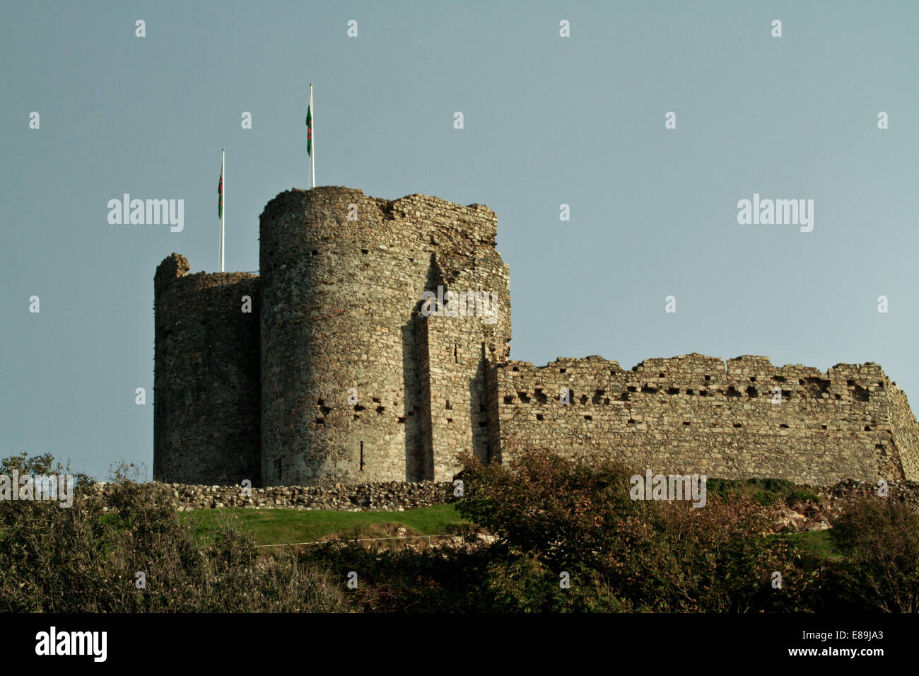 Criccieth Castle Wales Foto Stock