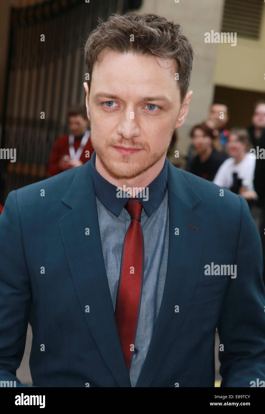 Jameson Empire Awards 2014 tenutasi presso la struttura Grosvenor House - all'esterno degli arrivi con: James McAvoy dove: Londra, Regno Unito quando: 30 Mar 2014 Foto Stock